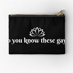 White Lotus Do You Know These Gay Unisex Jennifer Coolidge Zipper Pouch