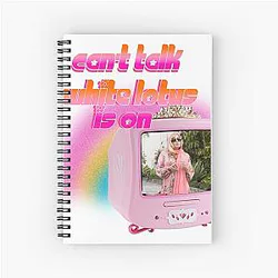 White Lotus Spiral Notebook