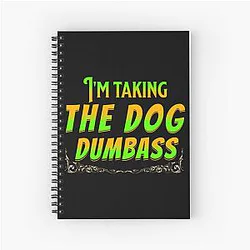 Taking the dog Jennifer Coolidge Legally Blonde Spiral Notebook