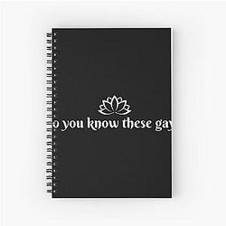 White Lotus Unisex Jennifer Coolidge Spiral Notebook