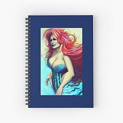 Jennifer Coolidge Mermaid Spiral Notebook