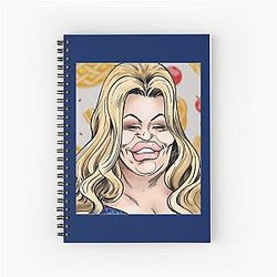 Jennifer Coolidge Spiral Notebook