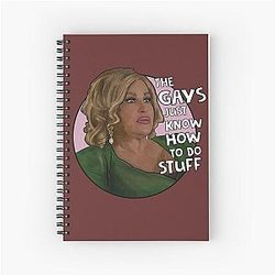 Jennifer Coolidge Just Know How to Do Stuff Spiral Notebook