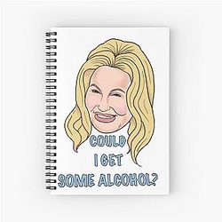 Jennifer Coolidge Spiral Notebook