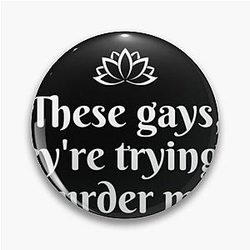 White Lotus Those Gays Jennifer Coolidge Pin
