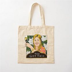 White Lotus Jennifer Coolidge Tanya McQuoid Cotton Tote Bag