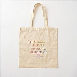 Jennifer Coolidge - Gays Trying to Murder Me Cotton Tote Bag