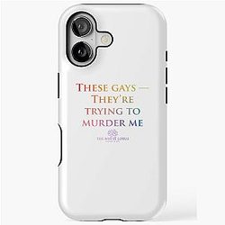 Jennifer Coolidge - These Gays Are Trying to Murder Me iPhone Tough Case