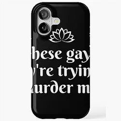 White Lotus These Gays Trying To Kill Me Unisex Jennifer Coolidge iPhone Case