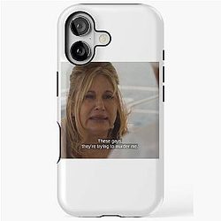 These gays are trying to murder me white lotus meme jennifer coolidge iPhone Tough Case