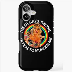 Jennifer Coolidge Quote Theyre Trying to Murder Me iPhone Tough Case