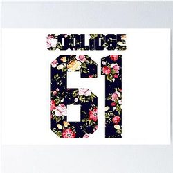 Jennifer Coolidge Floral Jersey Poster