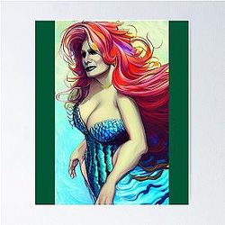 Jennifer Coolidge Mermaid Poster