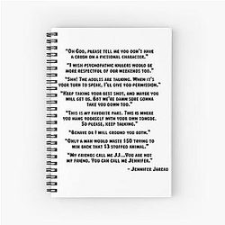 Jennifer Jareau Once Said Spiral Notebook