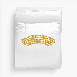 SSA Jennifer Jareau Quote Criminal Minds Duvet Cover