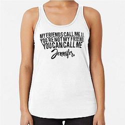 Jennifer Jareau Quote Black Racerback Tank Top