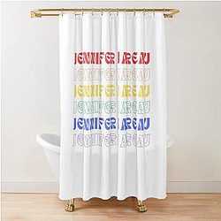 Jennifer Jareau Pride Flag Shower Curtain
