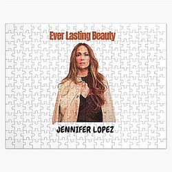 J-Love Jennifer Lopez T-Shirts and Hoodies Jigsaw Puzzle