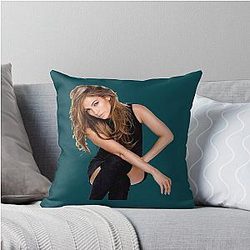 Jennifer Lopez Throw Pillow