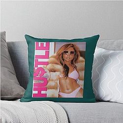 Jennifer Lopez Hustlers Throw Pillow