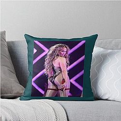 Jennifer Lopez Throw Pillow