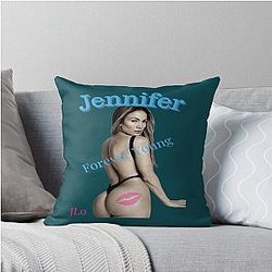 Jennifer Lopez Throw Pillow