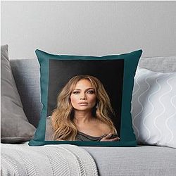 Jennifer Lopez Throw Pillow