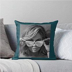 Jennifer Lopez Throw Pillow