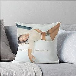 Jennifer Lopez Elegant Pop Aesthetic Design Throw Pillow