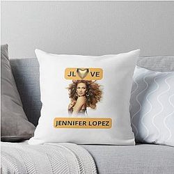 Jennifer Lopez Gift Throw Pillow