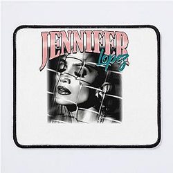 Ornate Jennifer Lopez Silhouette Mouse Pad