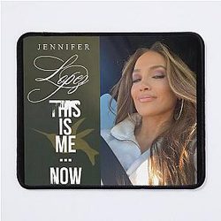 Jennifer Lopez - This Is Now Inspired Aesthetic Portrait Mouse Pad