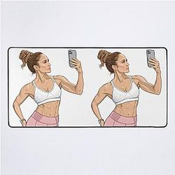 Jennifer Lopez - Confident Style Desk Mat