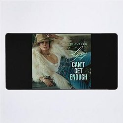 Jennifer Lopez Stylish Glam Pop Art Fashion Design Desk Mat