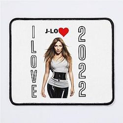 Beautiful Jennifer Lopez I Love JLO T-Shirts And Outfits Mouse Pad