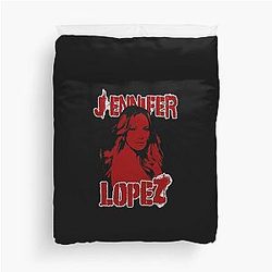 Retro Style Jennifer Lopez Duvet Cover