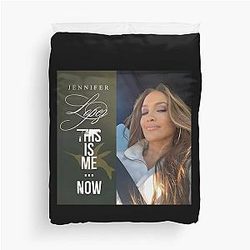 Jennifer Lopez - This Is Me Now Inspired Aesthetic Portrait Duvet Cover