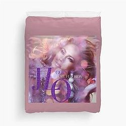 Jennifer Lopez Glitter Art Aesthetic Duvet Cover