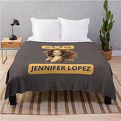 Jennifer Lopez T-Shirt Gift To Jennifer Throw Blanket