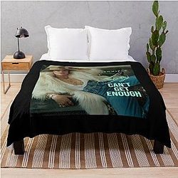 Jennifer Lopez Stylish Glam Pop Art Fashion Design Throw Blanket