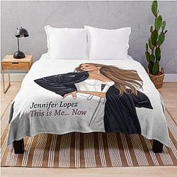 Jennifer Lopez Inspired Art of a Modern Muse Throw Blanket