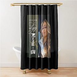 Jennifer Lopez - This Is Me Now Portrait Shower Curtain