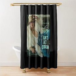 Jennifer Lopez Stylish Glam Pop Art Fashion Design Shower Curtain