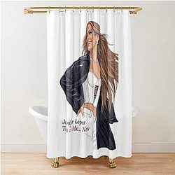 Jennifer Lopez Inspired Shower Curtain