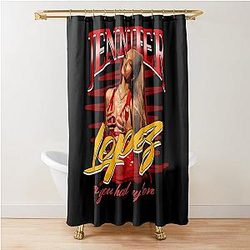 Jennifer Lopez Retro Style Shower Curtain