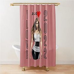 Beautiful Singer Jennifer Lopez J-LO T-Shirts Outfits Shower Curtain