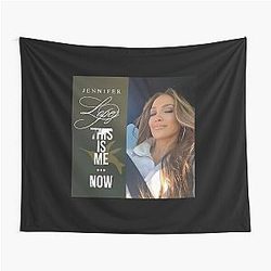 Jennifer Lopez This Is Me Now Inspired Aesthetic Portrait Tapestry