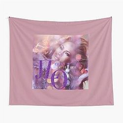 Jennifer Lopez Glitter Art Pop Aesthetic Tapestry