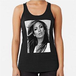 Jennifer Lopez Racerback Tank Tops