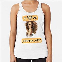 Love Jennifer Lopez Racerback Tank Top